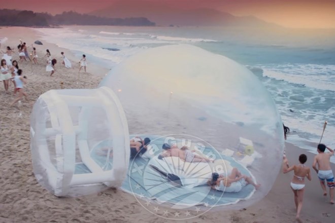 新余充气球形帐篷
